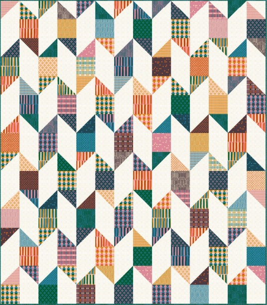 Geometry by Ruby Star Society - Board and Batten Quilt Kit (Estimated Arrival August 2025)