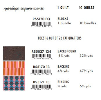 Geometry by Ruby Star Society - Skybound Quilt Kit (Estimated Arrival August 2025)