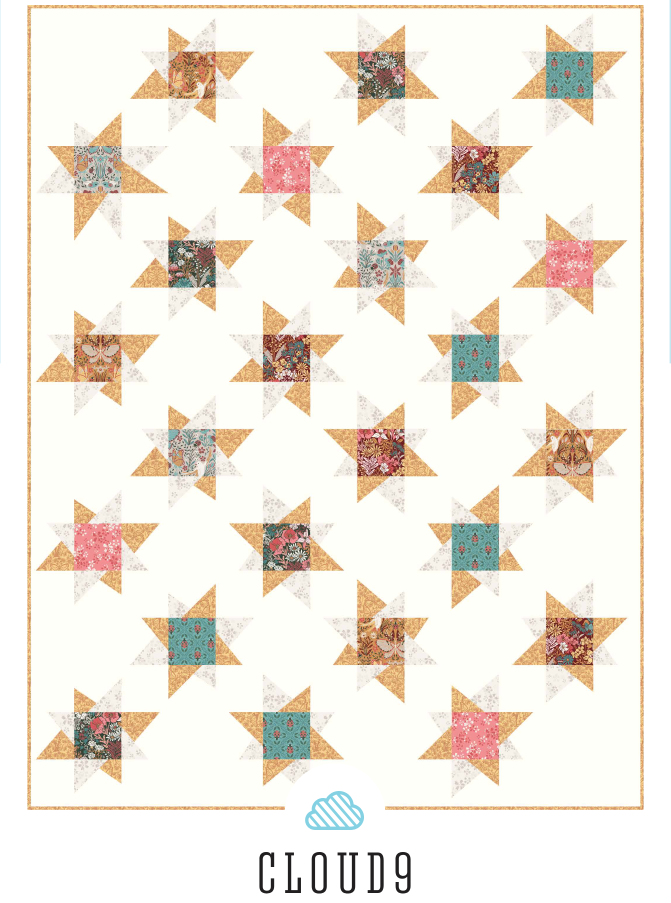 Eventide by Jillian Nichole - Bright Stars Quilt - Free PDF Pattern