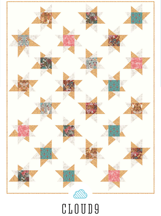 Eventide by Jillian Nichole - Bright Stars Quilt - Free PDF Pattern