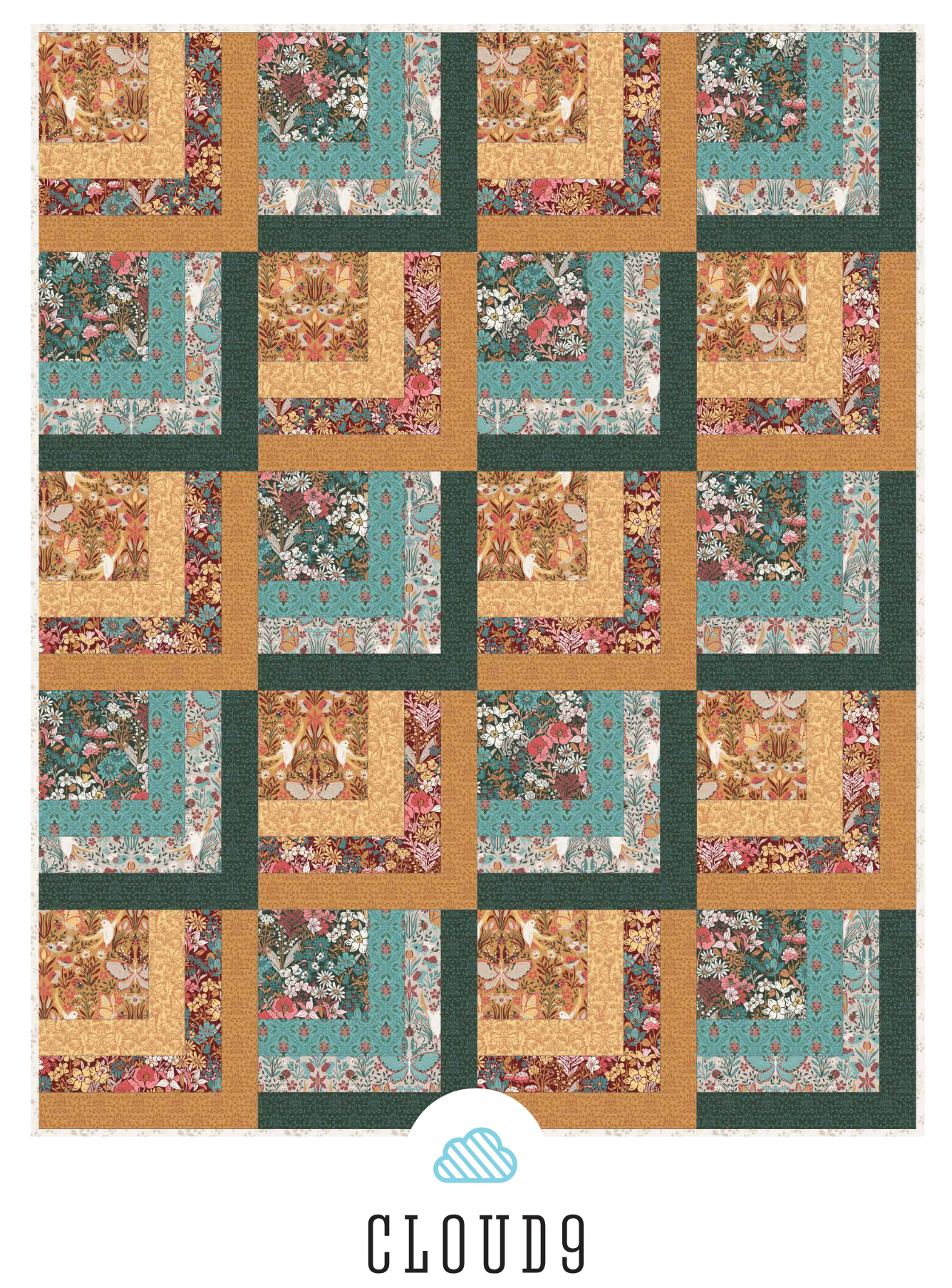 Eventide by Jillian Nichole - Scales Quilt - Free PDF Pattern