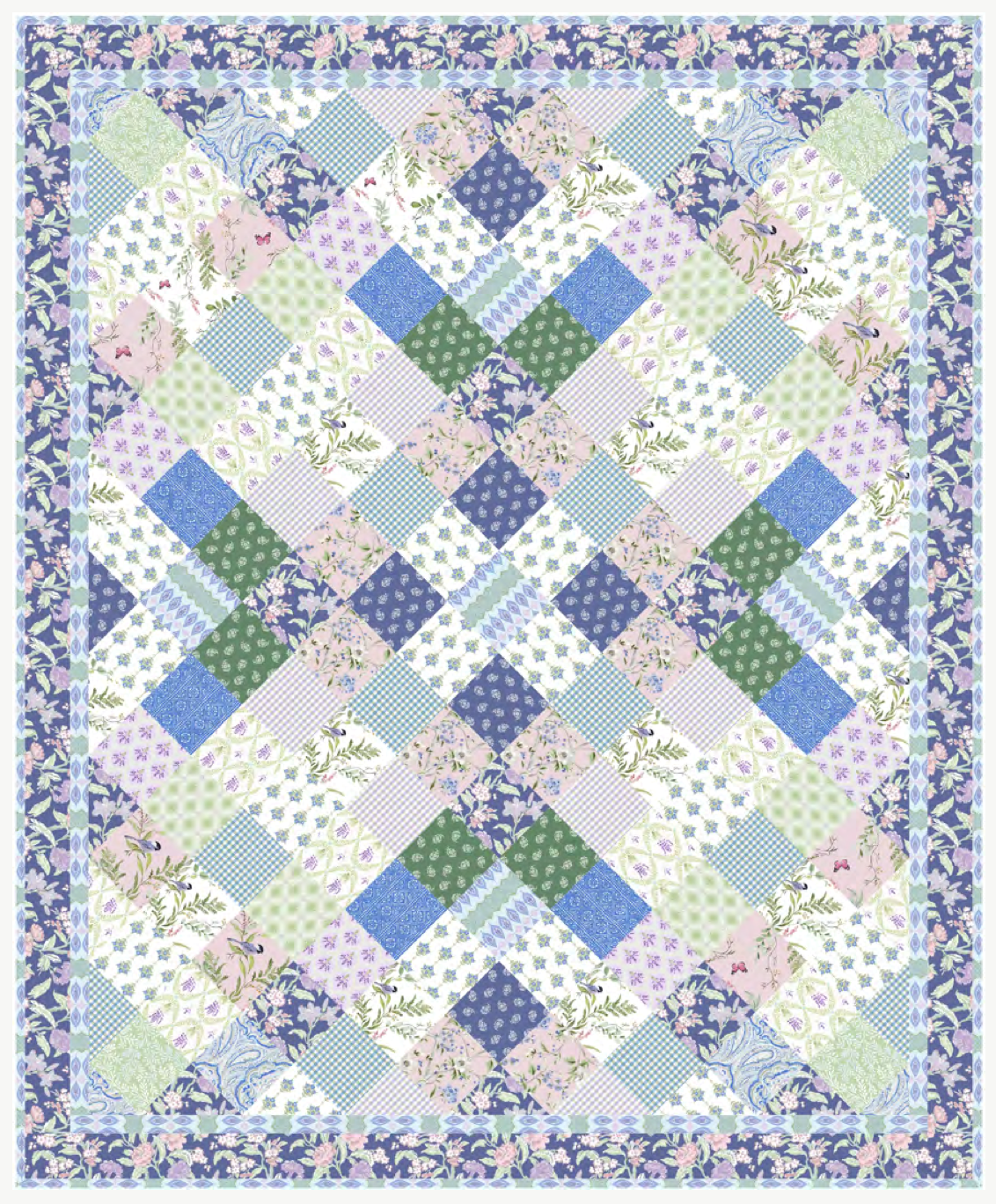New Traditional by Lillian August : Free PDF City Chic Quilt Pattern