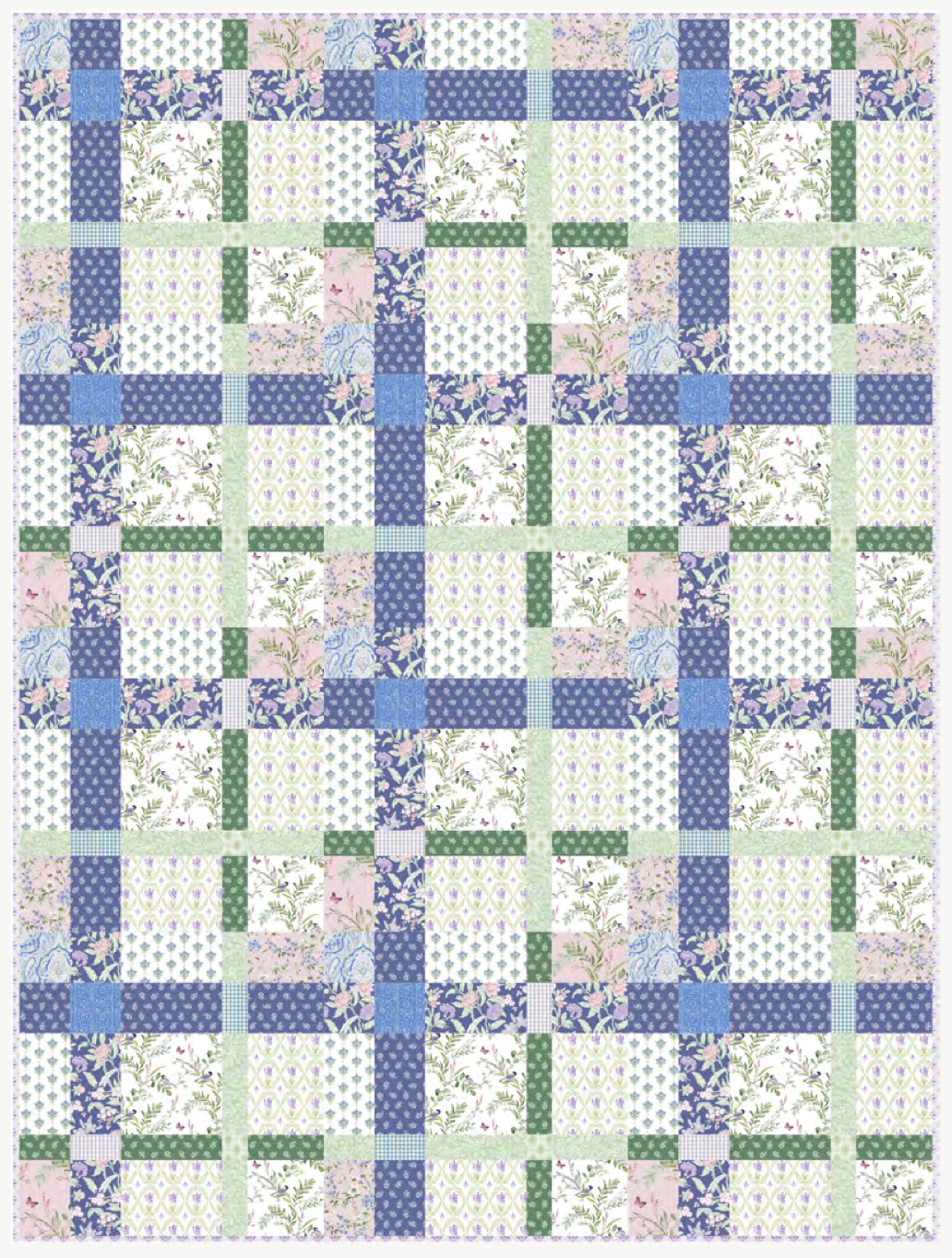 New Traditional by Lillian August : Free PDF Shabby Plaid Quilt Pattern