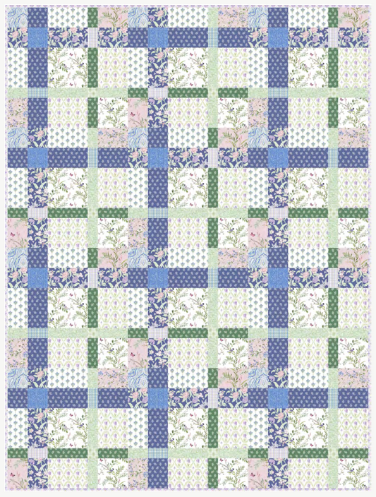 New Traditional by Lillian August : Free PDF Shabby Plaid Quilt Pattern
