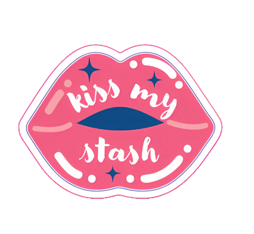 Kiss My Stash Sticker by Sewing Loft