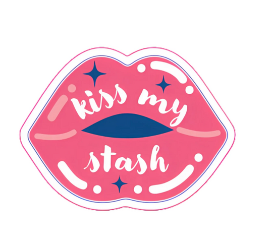 Kiss My Stash Sticker by Sewing Loft