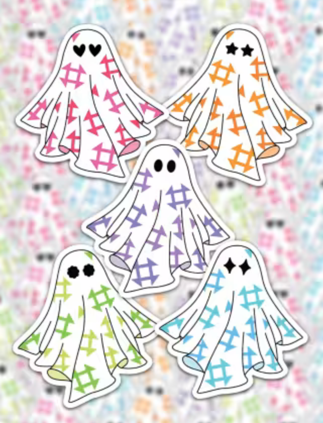 Quilt Ghost Sticker by Sassafras Lane