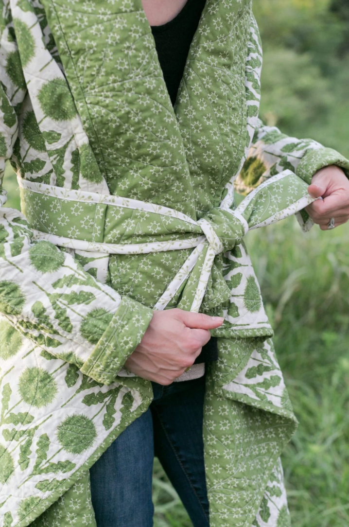 Cozy Cascade - Quilted Oversized Cartigan Pattern by Rachel Rossi Design