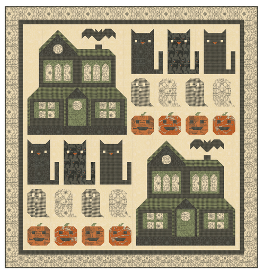 Home Sweet Haunt by Stacy Iest Hsu : Happy Haunt Quilt Kit (Estimated Ship Date May 2025)