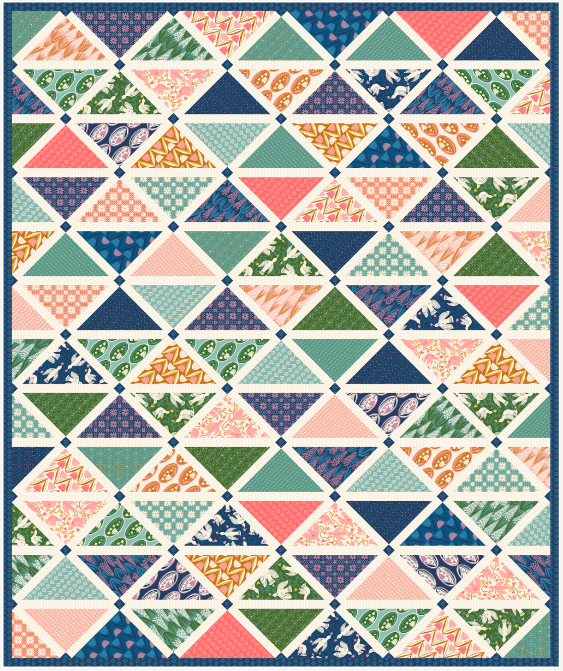 Endpaper by Jen Hewett  - The Nina Quilt Kit