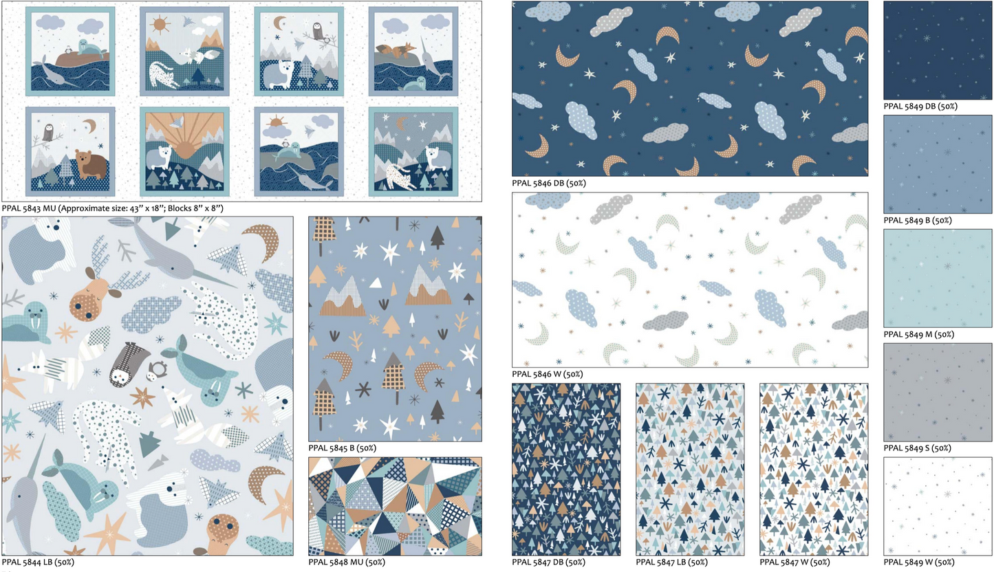 Polar Pals by Deane Beesley Fat Quarter Bundle (Expected June 2025)