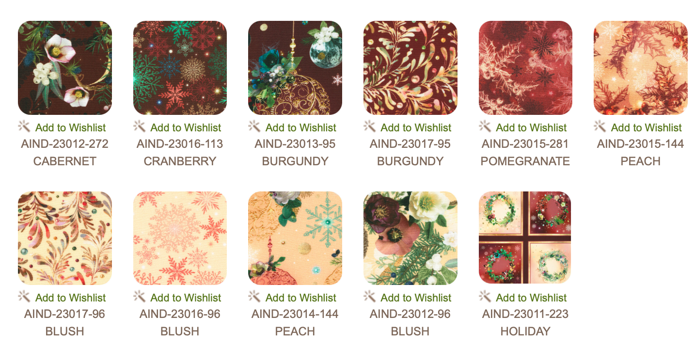 Merriment by Lara Skinner  - Fat Quarter Bundle -  Special Order (Expected May 2025)