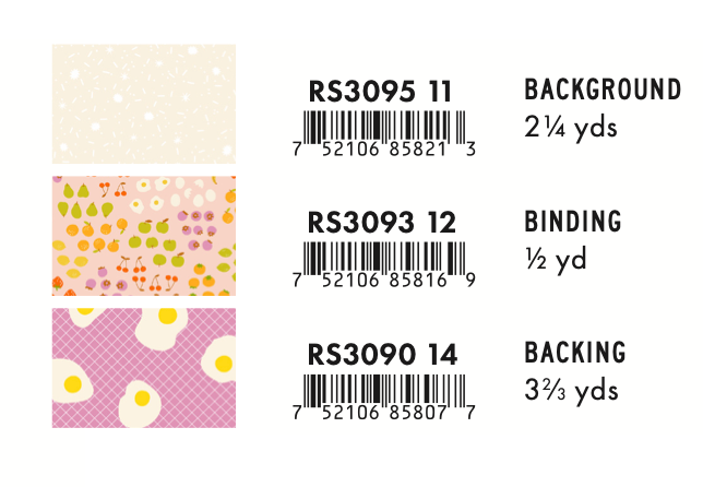 Egg and Friends by Kimberly Kight : The Violet Quilt Kit (Estimated Arrival December 2025)