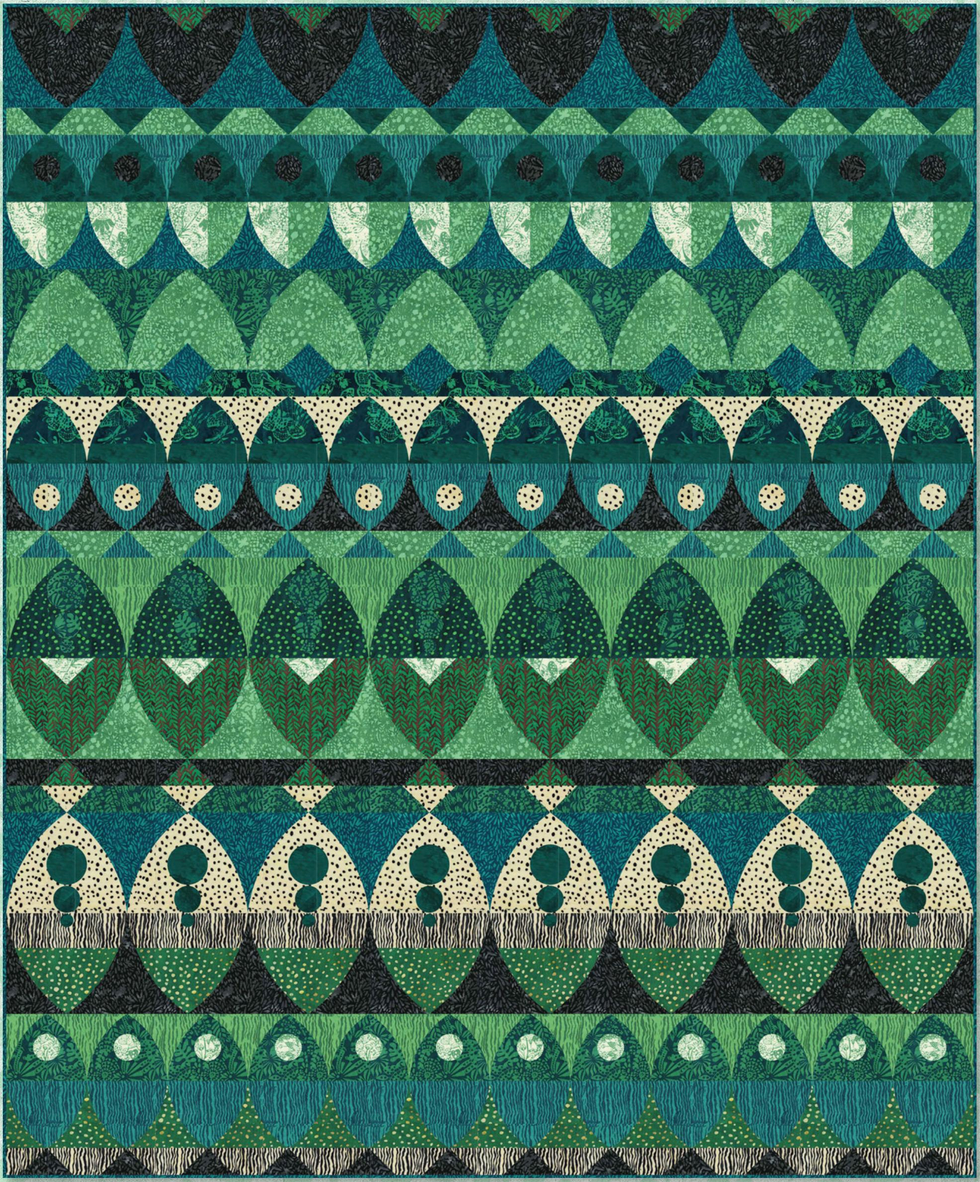 Strawberry Lane by Sally Kelly : Bohemian Born Quilt Kit