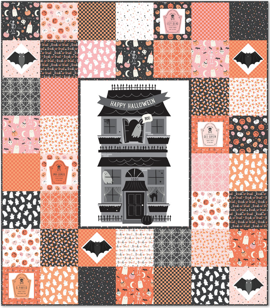 Hey Hey Pumpkin by My Minds Eye : Happy Halloween Panel Quilt Kit
