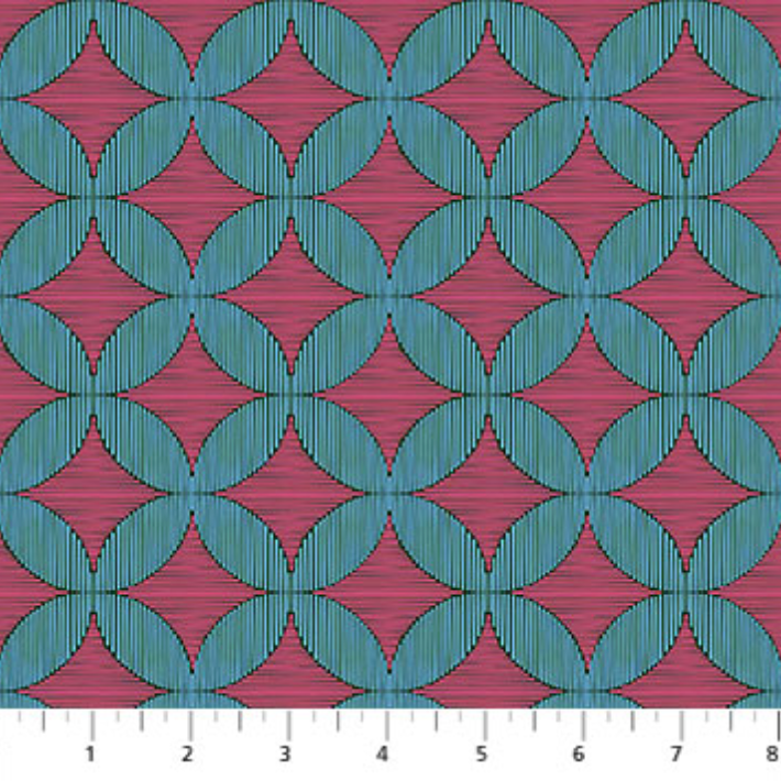 Rhapsody by Anna Maria Horner-Parry : Woven Windows Berry AMT171-46L