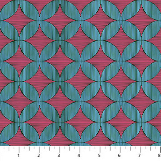 Rhapsody by Anna Maria Horner-Parry : Woven Windows Berry AMT171-46L