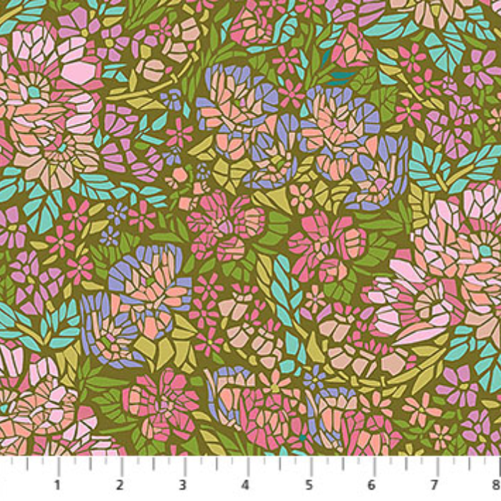 Rhapsody by Anna Maria Horner-Parry : Mosaic Avocado AMT169-72V