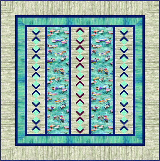 Seaside Quilt Pattern by Windmill Quilts