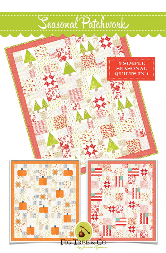 Seasonal Patchwork Quilt Pattern by Fig Tree & Co.