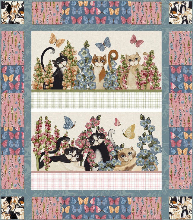 Secret Garden by Pam Vale : Secret Garden Quilt Front Shop Sample