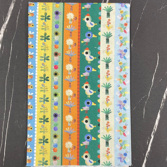 See Ya Later Alligator by Michael Miller Fabrics : Alligator Stripe DCX12556-MULT-D