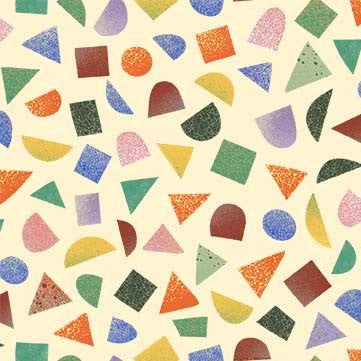 See Ya Later Alligator by Michael Miller Fabrics : Colorful Terrazzo Butter DCX12558-BUTT-D