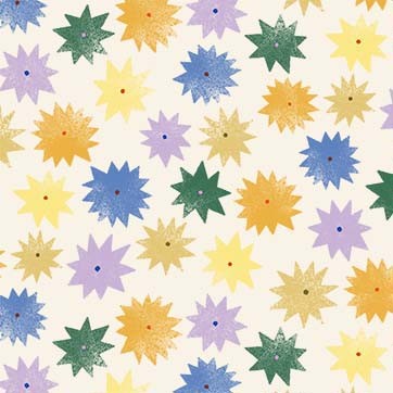 See Ya Later Alligator by Michael Miller Fabrics : Pointed Dots Cream DCX12553-CREM-D