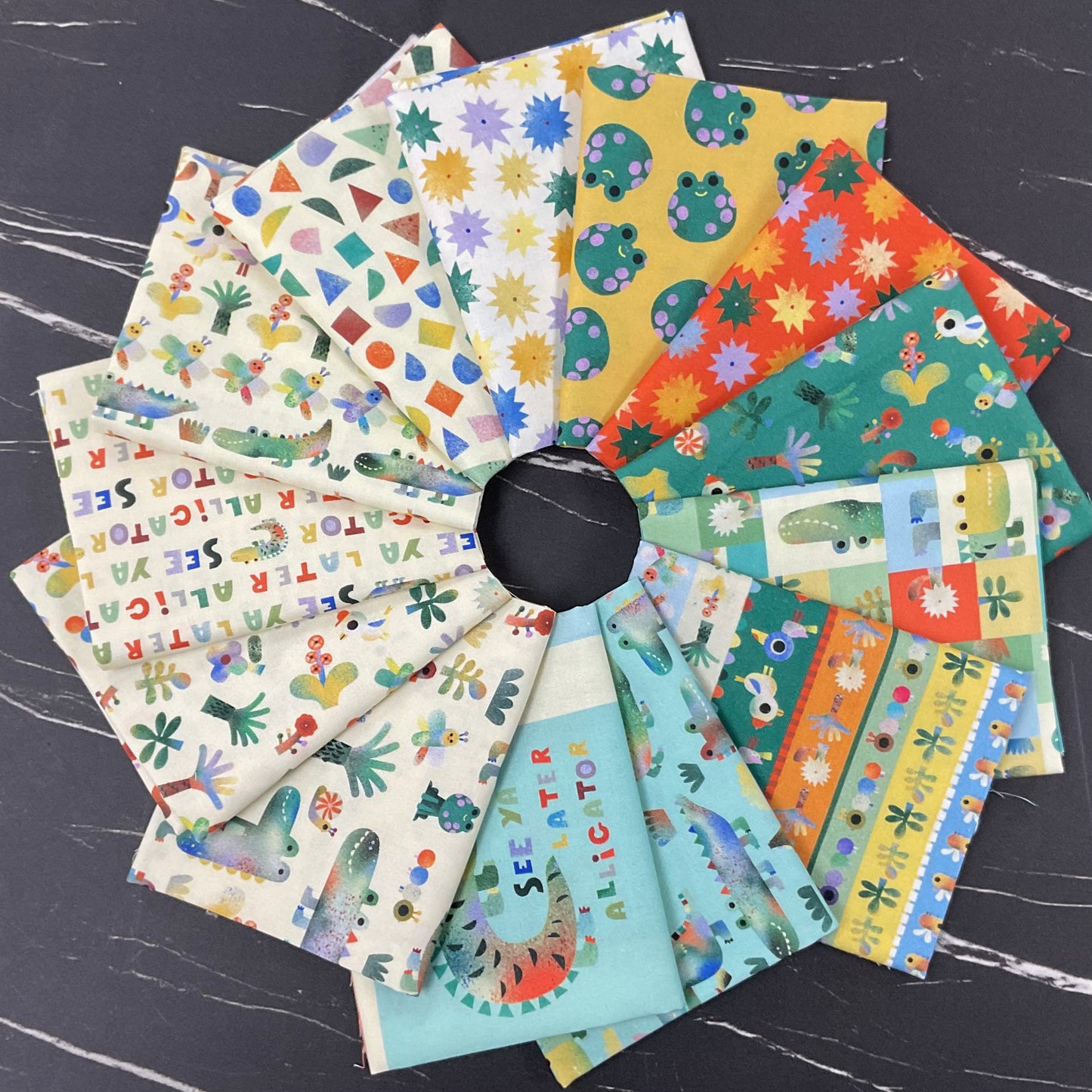 See Ya Later Alligator by Swirly Girl Design : Fabric Bundles