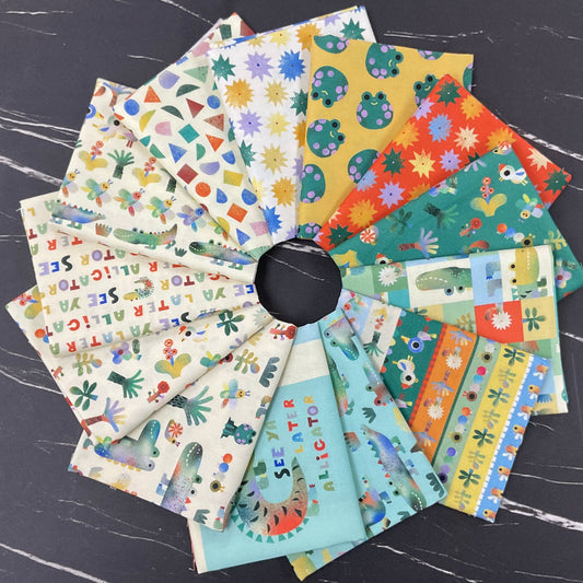 See Ya Later Alligator by Swirly Girl Design : Fabric Bundles