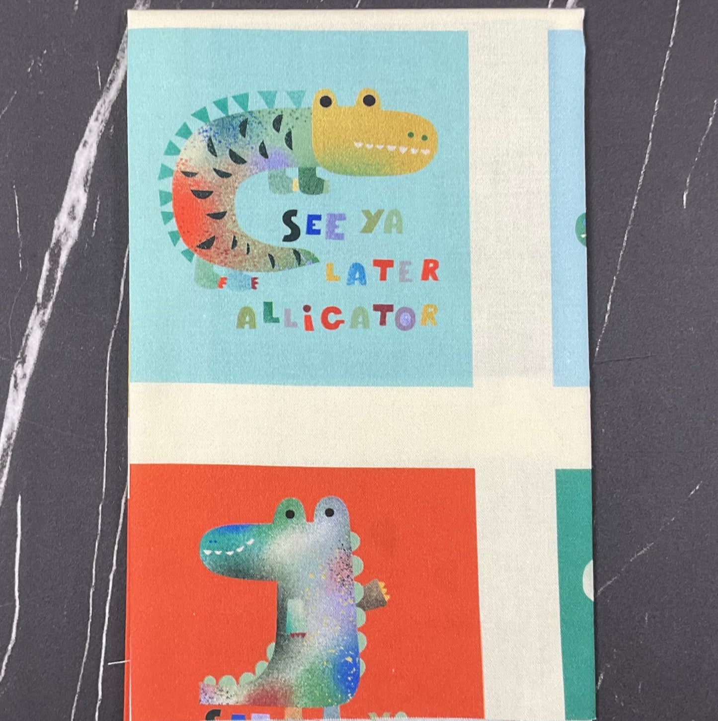 See Ya Later Alligator by Swirly Girl Design : Happy Gator Day Multi DCX12560-MULT-D