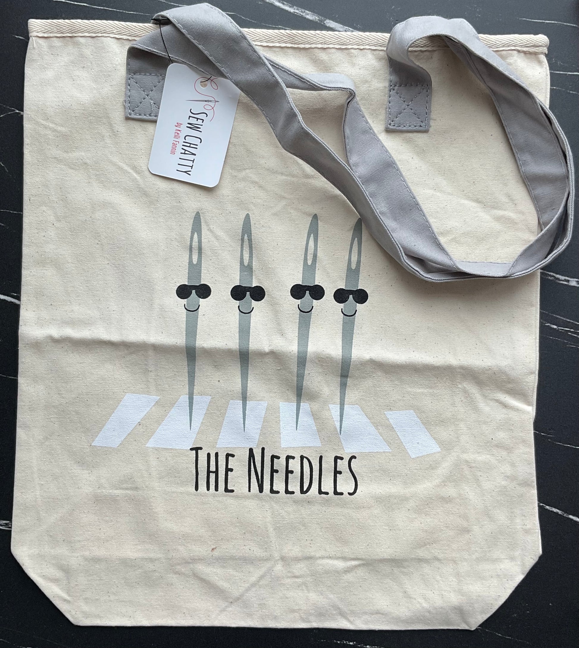 Sew Chatty Canvas Tote Bag- The Needles