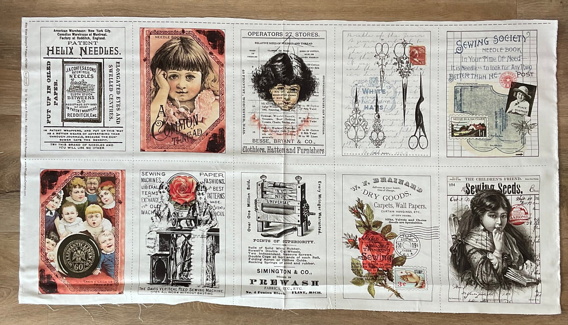 Sew Journal Needlebook Patch Panel by J. Wecker Frisch