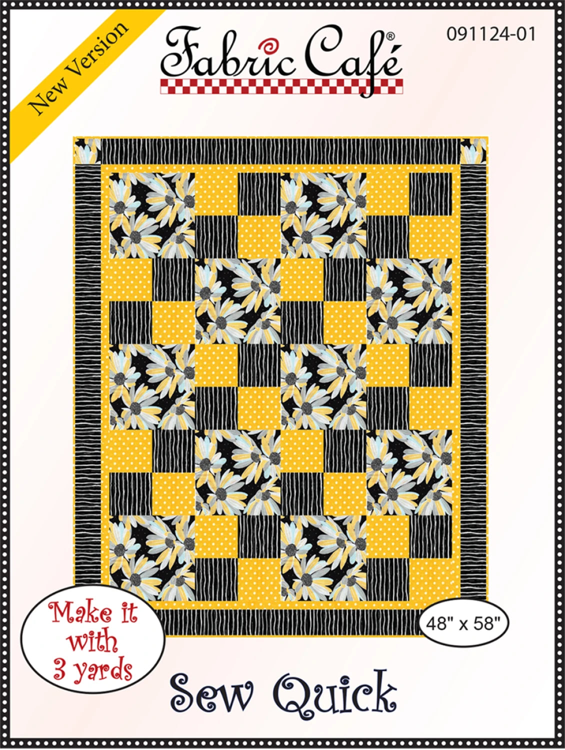 Sew Quick Quilt Pattern by Fabric Cafe