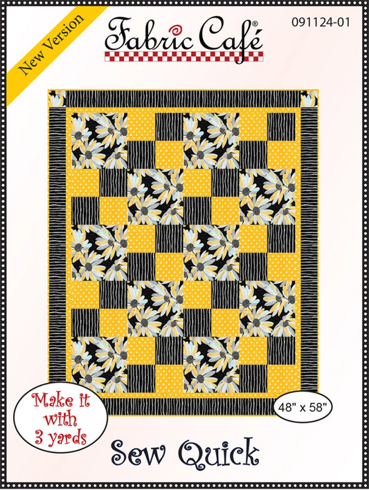 Sew Quick Quilt Pattern by Fabric Cafe
