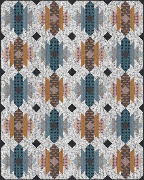 Sgraffito by Katarina Roccella - Nomad Star Quilt Pattern