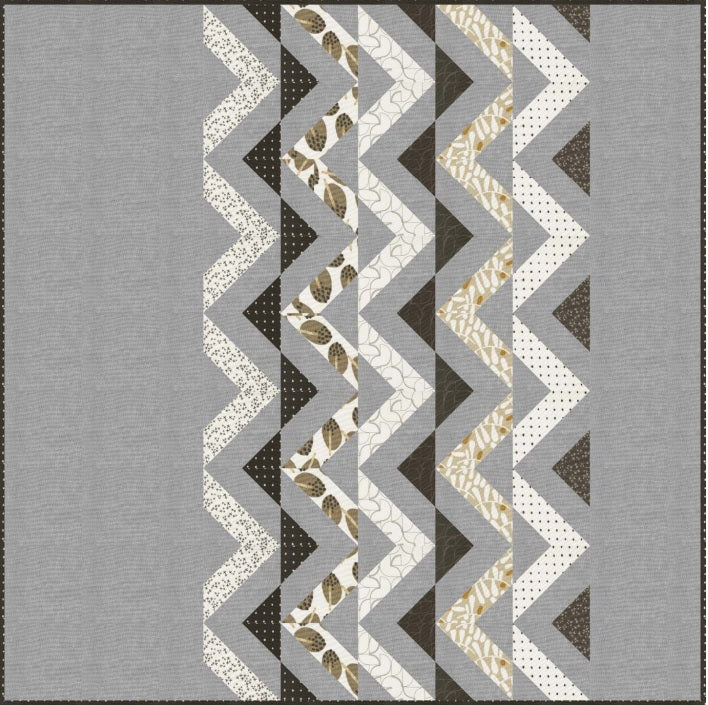 Shadow Path Quilt Pattern by Zen Chic