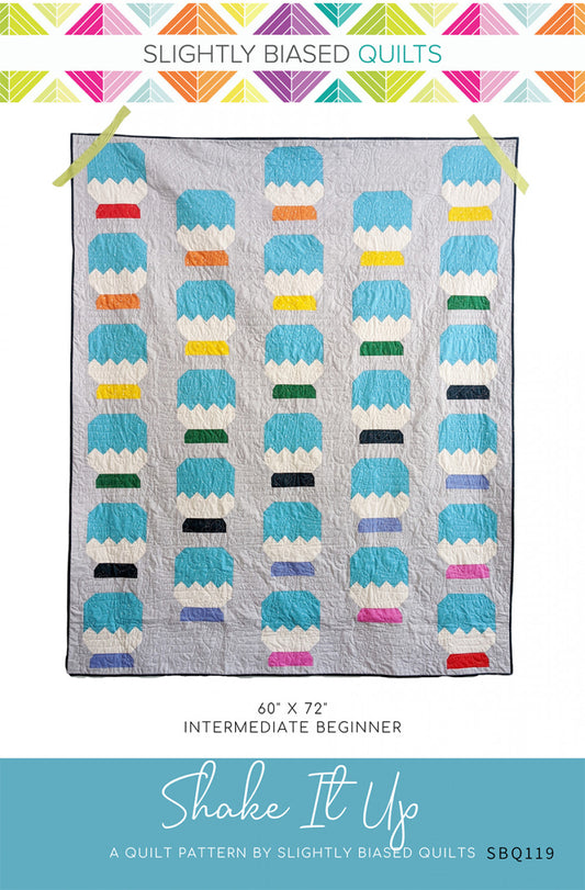 Shake It Up Quilt Pattern by Slightly Biased Quilts
