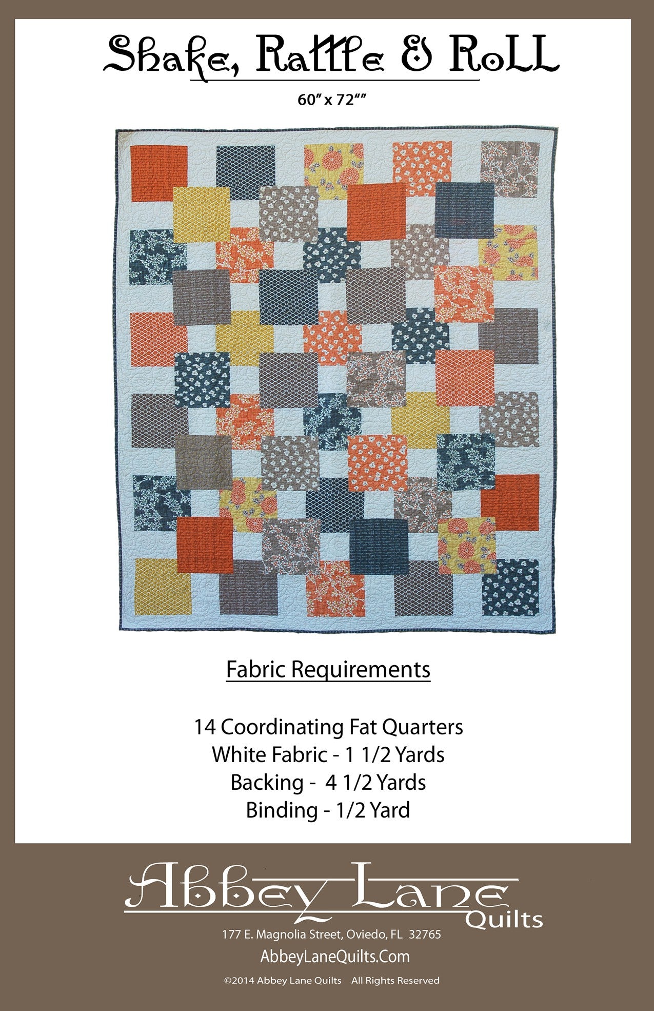 Shake, Rattle & Roll Quilt Pattern by Abbey Lane Quilts