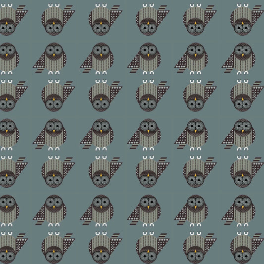Shaker Lakes by Charley Harper : Barred Owl CH-488