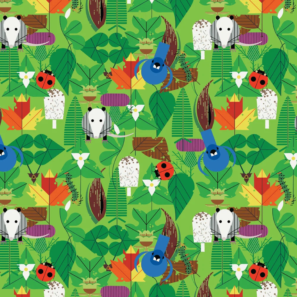 Shaker Lakes by Charley Harper : Fabric Bundles