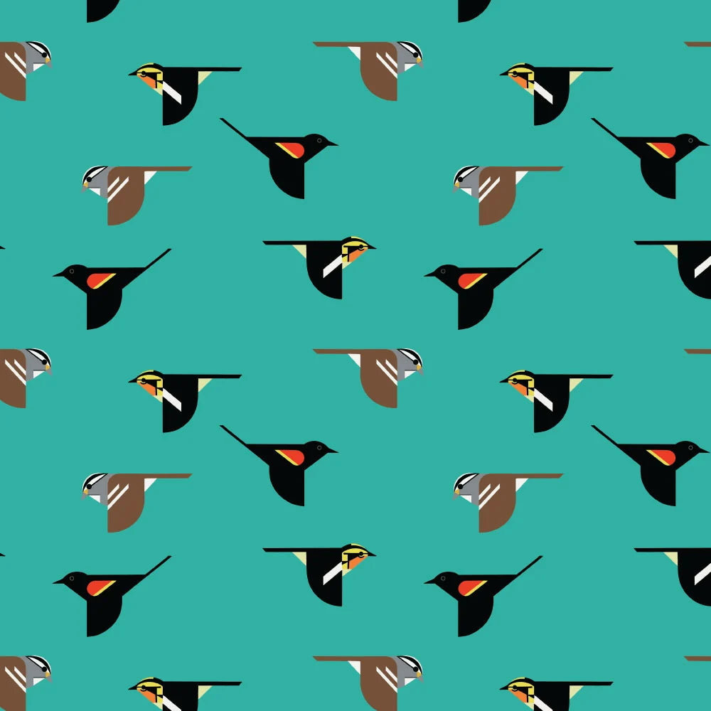 Shaker Lakes by Charley Harper : Flight CH-490