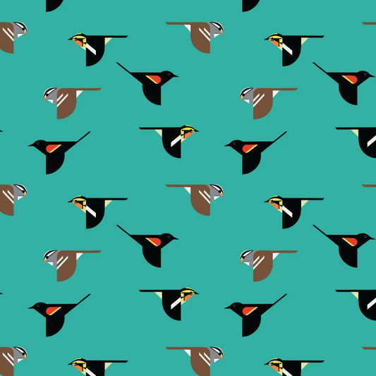 Shaker Lakes by Charley Harper : Flight CH-490