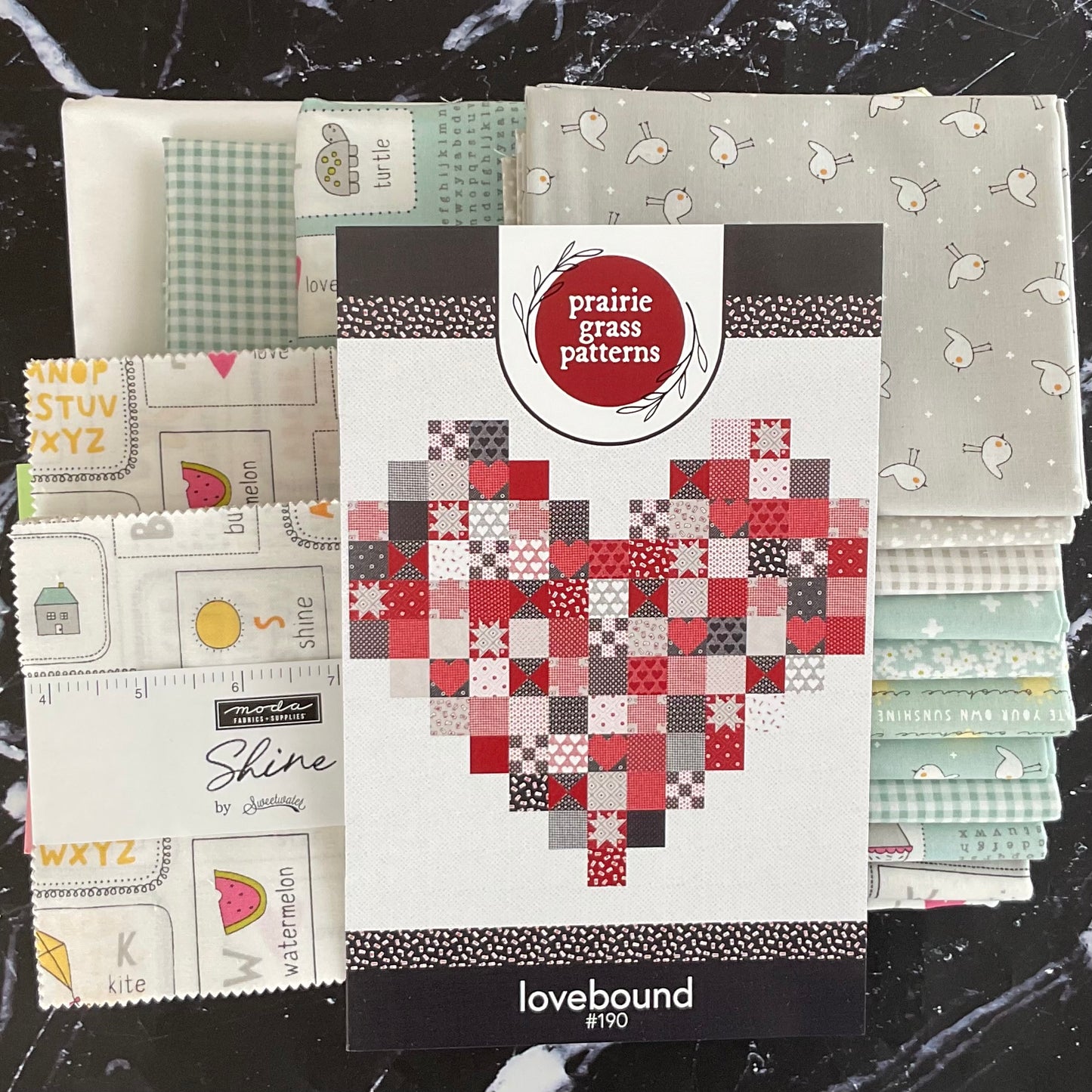 Shine by Sweetwater : Lovebound Quilt Kit 2 Color Ways