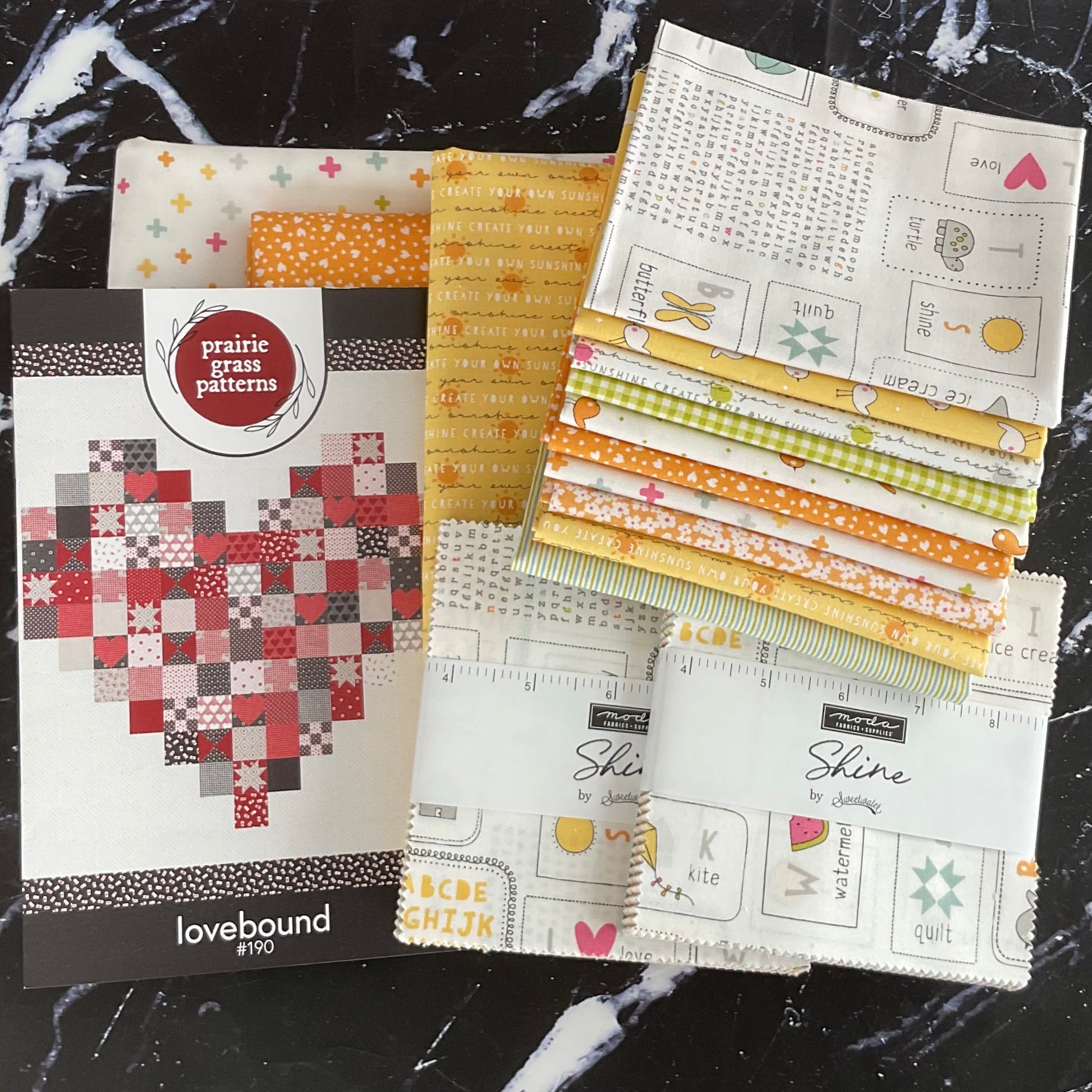 Shine by Sweetwater : Lovebound Quilt Kit 2 Color Ways