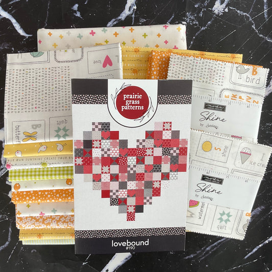Shine by Sweetwater : Lovebound Quilt Kit 2 Color Ways