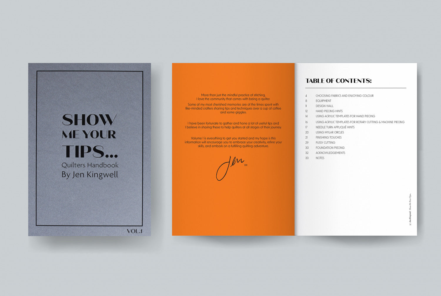 Show Me Your Tips…! by Jen Kingwell Designs - Special Order