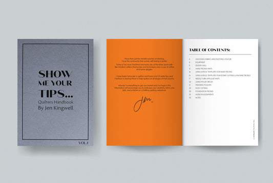 Show Me Your Tips…! by Jen Kingwell Designs - Special Order