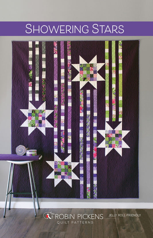 Showering Stars Quilt Pattern by Robin Pickens