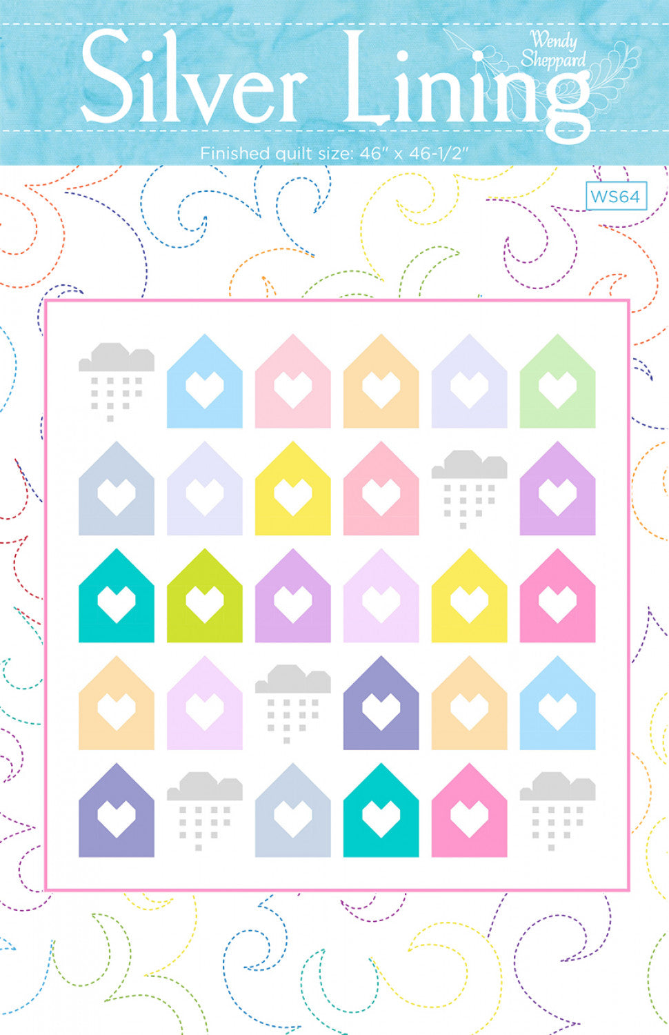 Silver Lining Quilt Pattern by Wendy Sheppard WS64